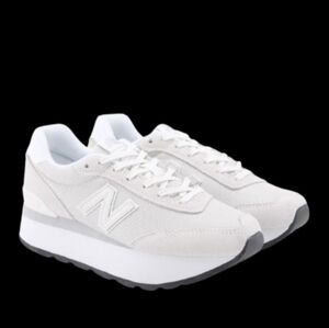 New Balance 515H Platform Womens White Grey